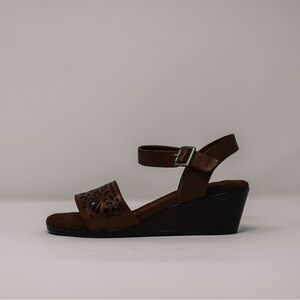 Brown Wedge Sandals